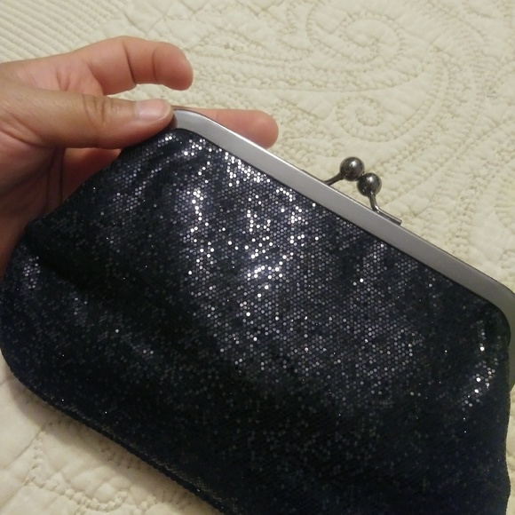 EXPRESS Evening Bag Clutch w/ chain strap - Picture 8 of 8